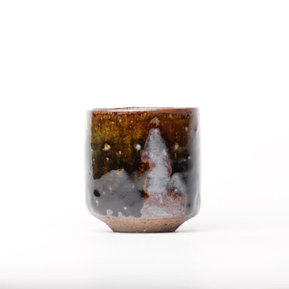 Takeryo Kawaguchi Yunomi Tea Cup Ash Glaze