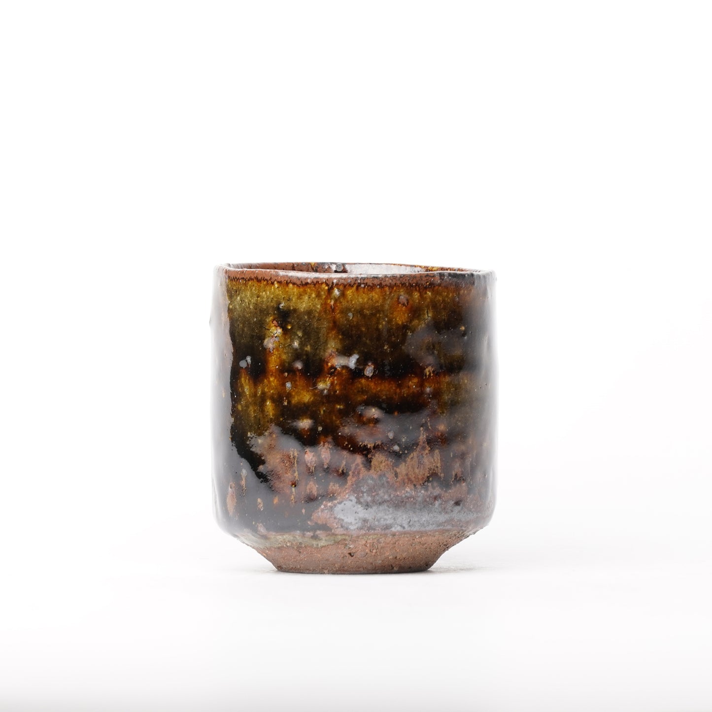 Takeryo Kawaguchi Yunomi Tea Cup Ash Glaze