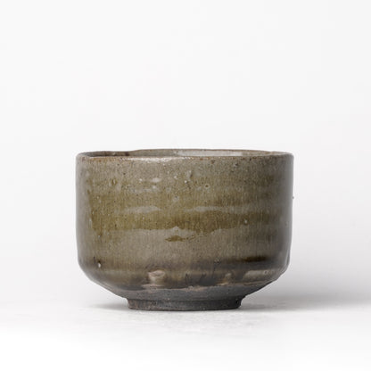 Takeryo Kawaguchi Tea Cup Matcha Ash Glaze