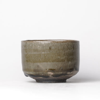 Takeryo Kawaguchi Tea Cup Matcha Ash Glaze