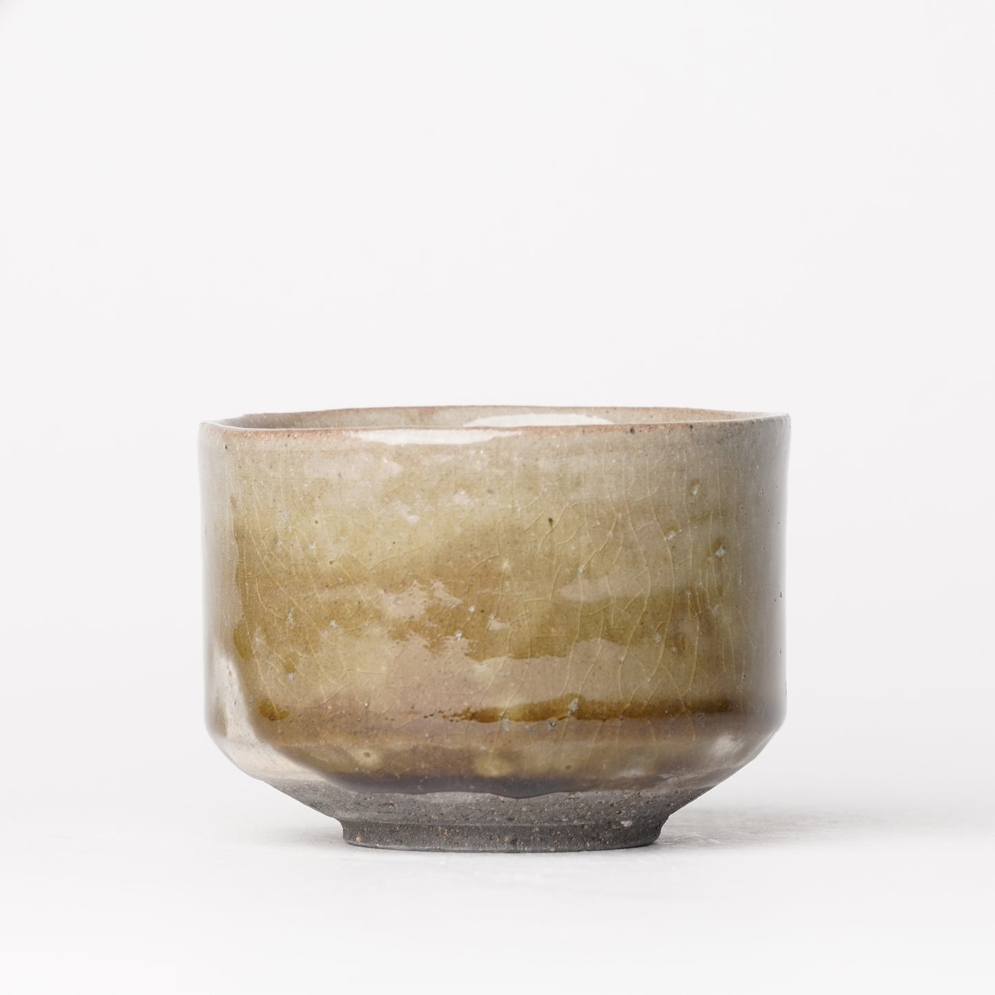 Takeryo Kawaguchi Tea Cup Matcha Ash Glaze