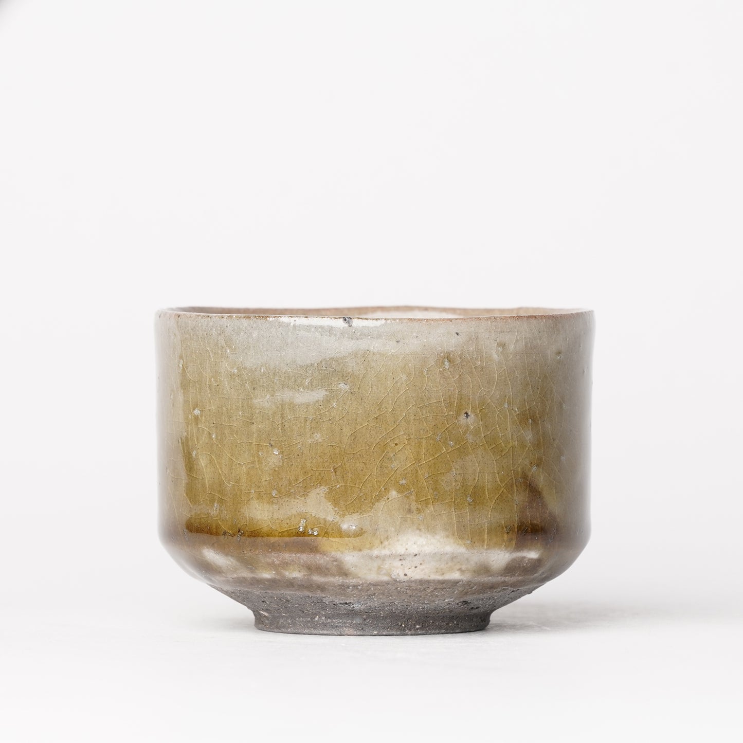 Takeryo Kawaguchi Tea Cup Matcha Ash Glaze