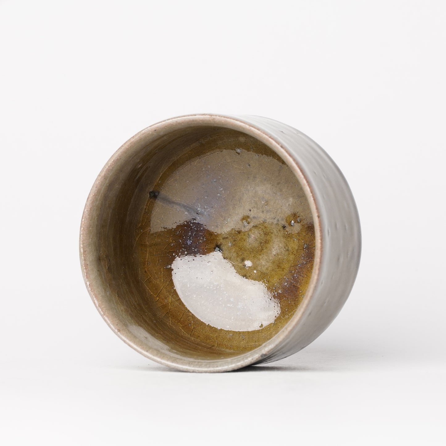 Takeryo Kawaguchi Tea Cup Matcha Ash Glaze