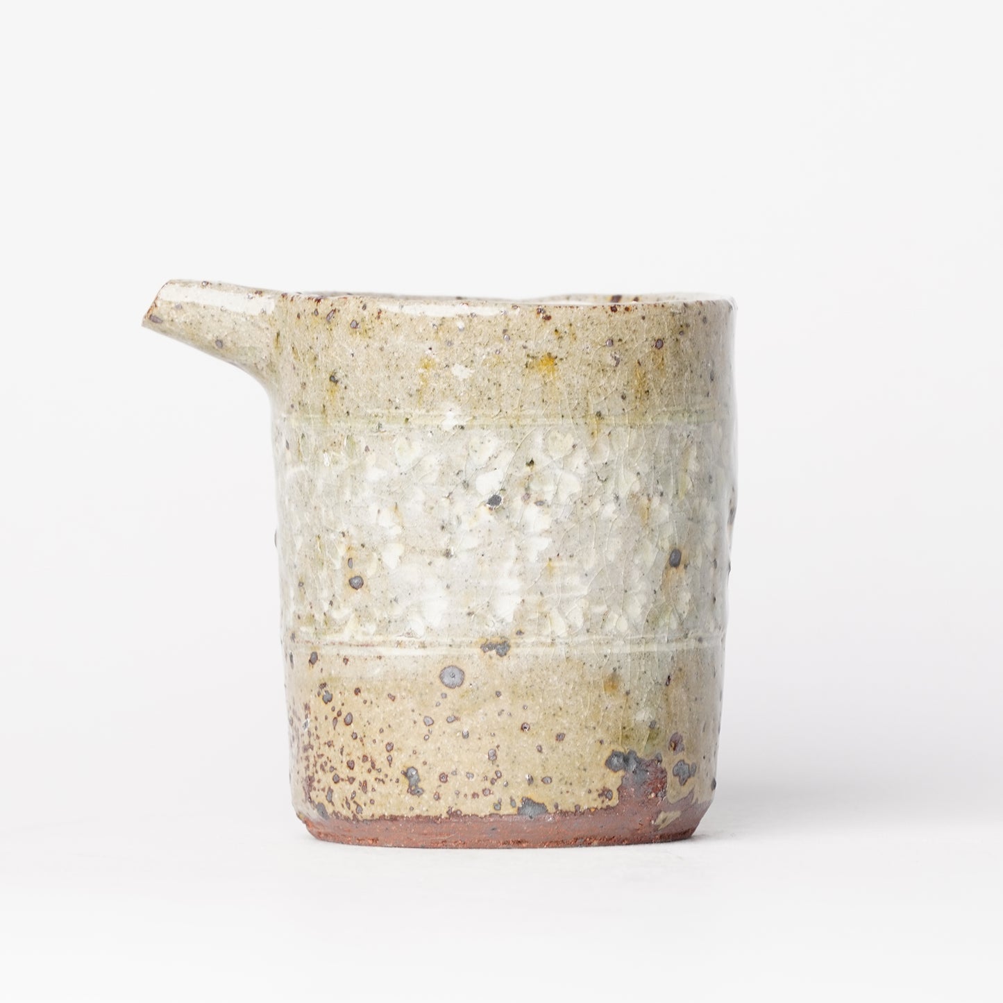 Takeryo Kawaguchi Mishima Katakuchi Sake Server Ash Glaze