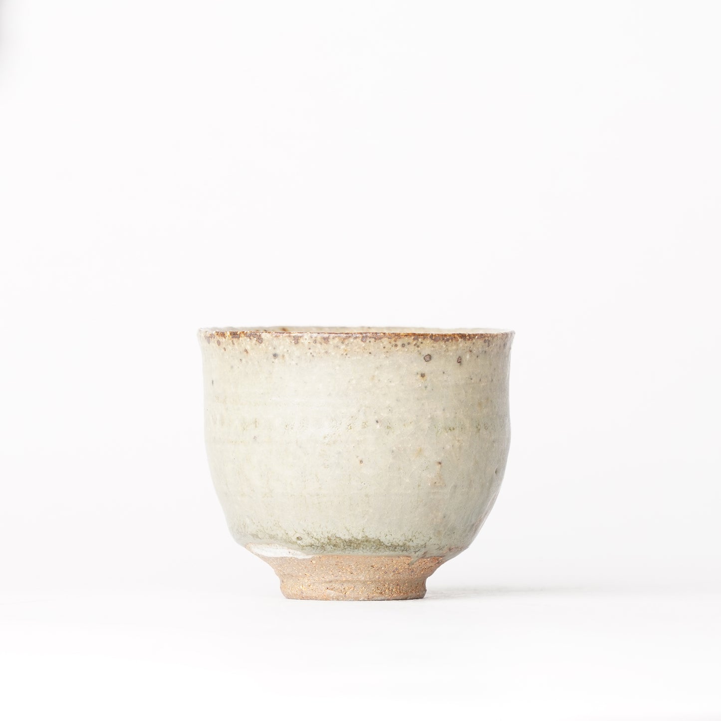 Takeryo Kawaguchi Guinomi Sake Cup Ash Glaze