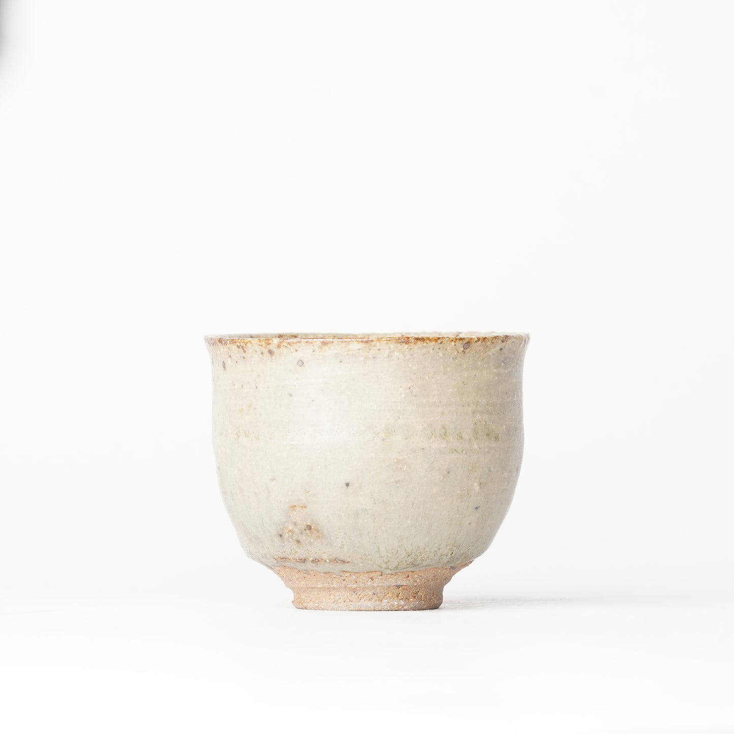 Takeryo Kawaguchi Guinomi Sake Cup Ash Glaze