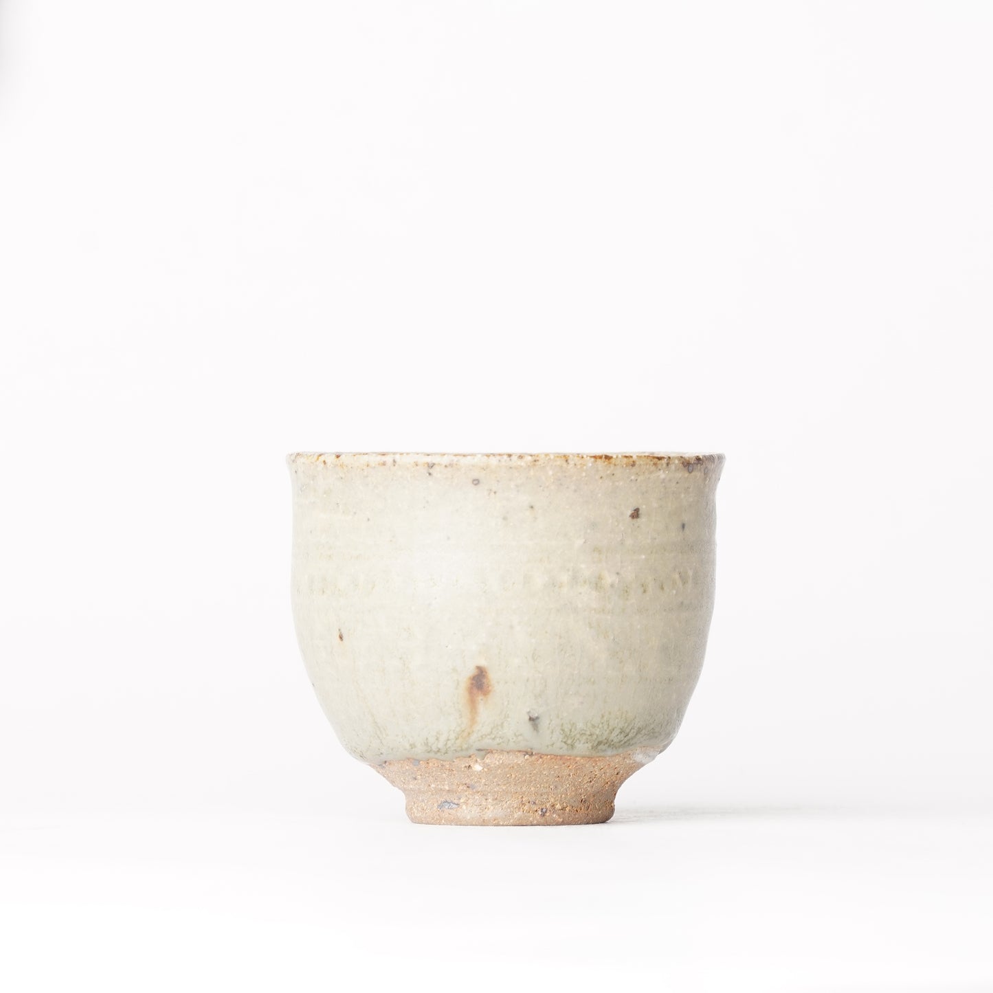 Takeryo Kawaguchi Guinomi Sake Cup Ash Glaze