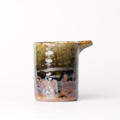 Takeryo Kawaguchi Katakuchi Sake Server Ash Glaze