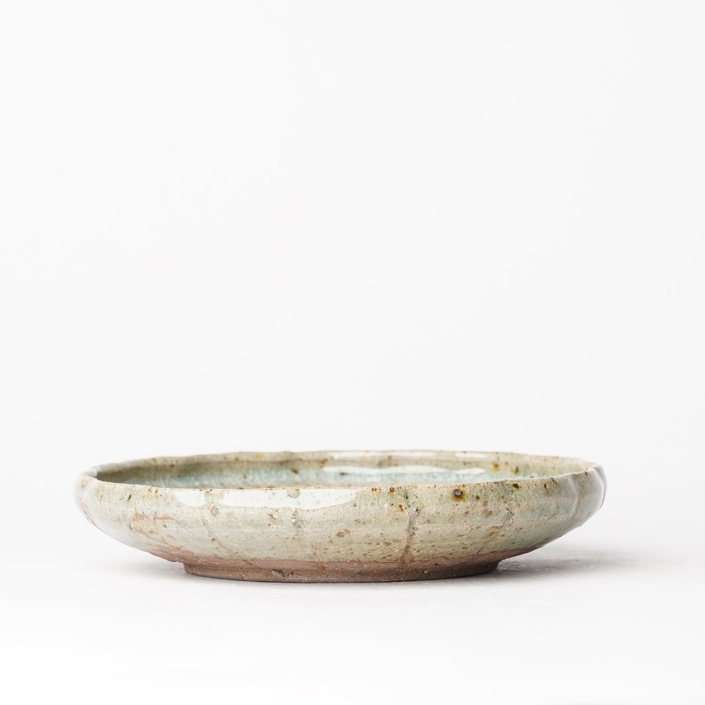 Takeryo Kawaguchi Rinka Plate Ash Glaze