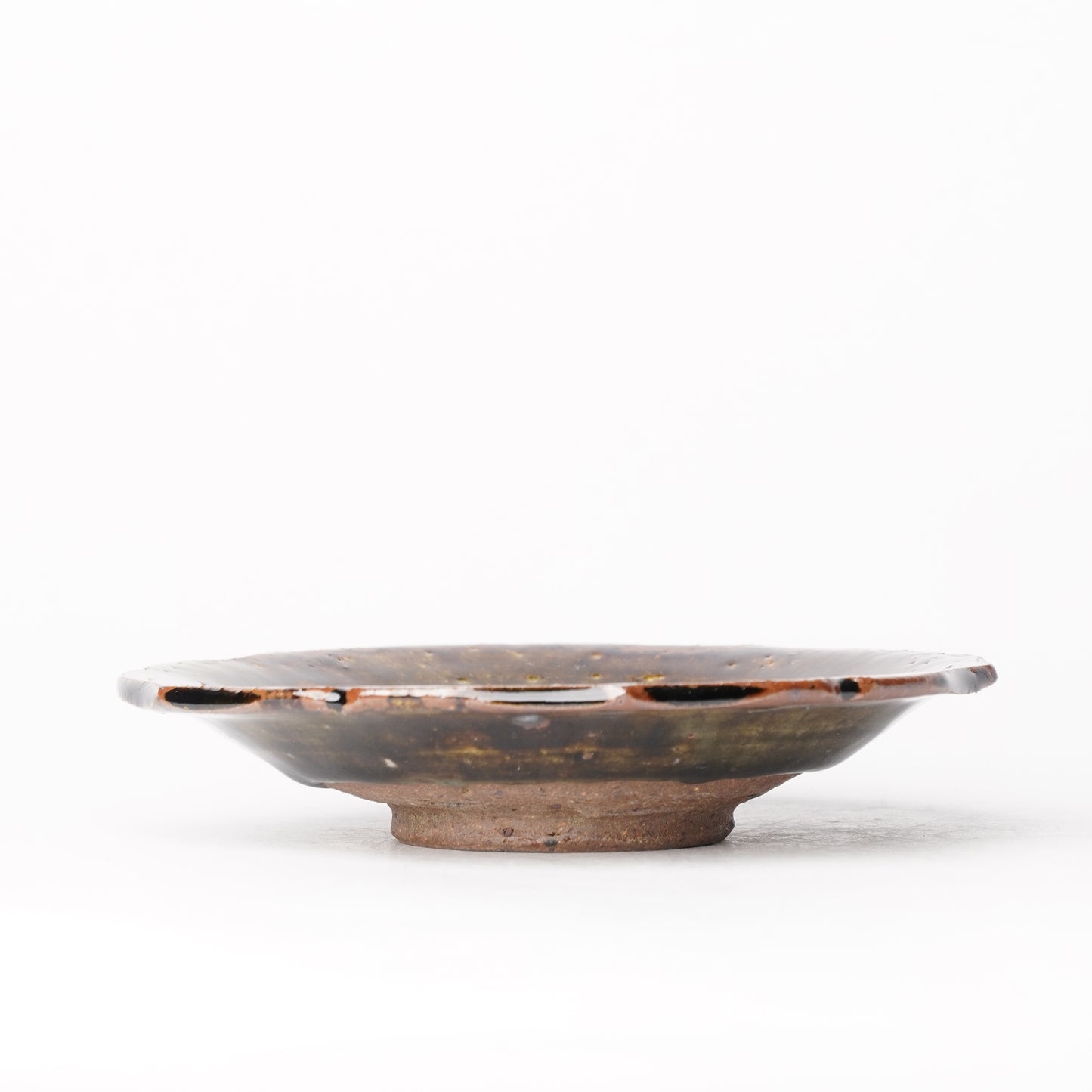 Takeryo Kawaguchi Rinka Plate Ash Glaze