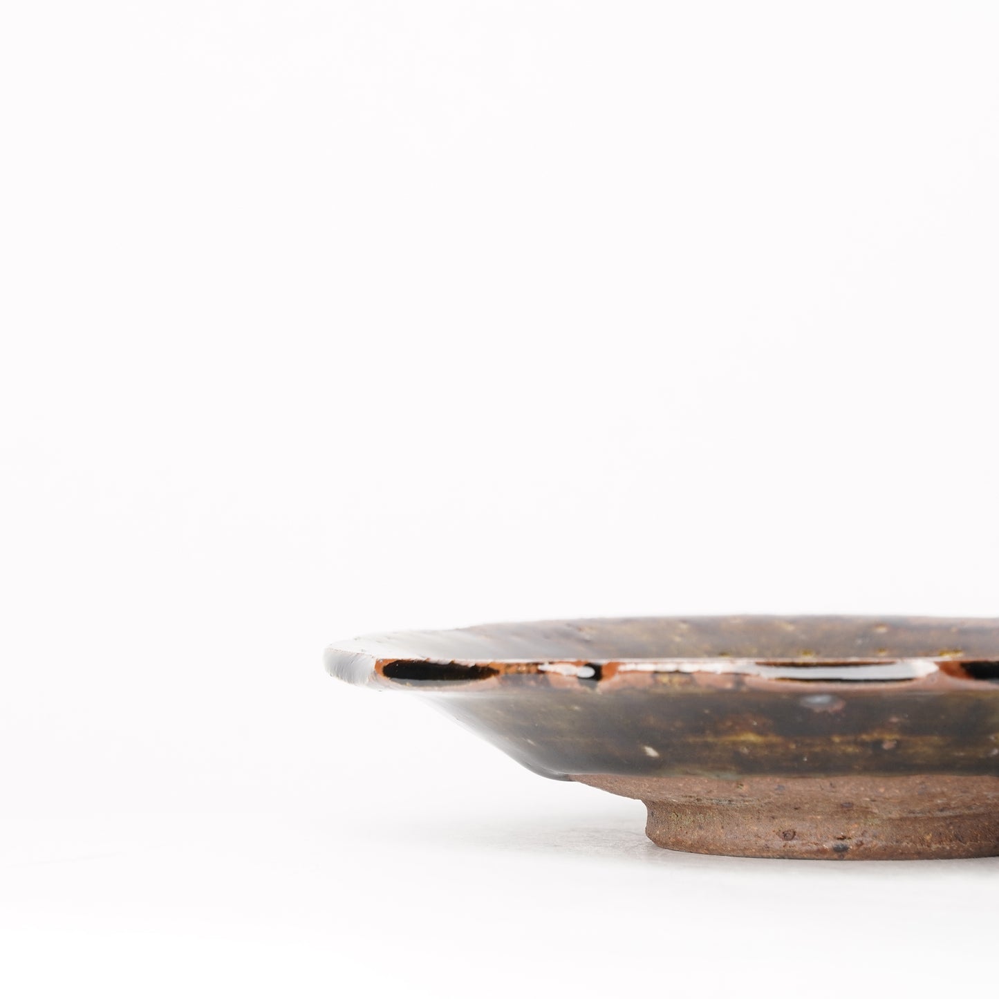 Takeryo Kawaguchi Rinka Plate Ash Glaze