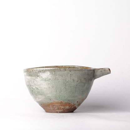 Takeryo Kawaguchi Mishima Katakuchi Sake Server Ash Glaze