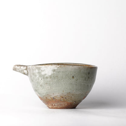 Takeryo Kawaguchi Mishima Katakuchi Sake Server Ash Glaze