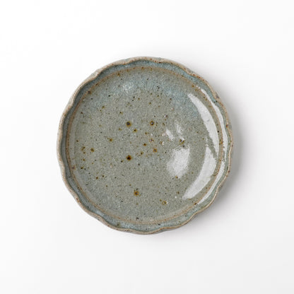 Takeryo Kawaguchi Rinka Plate Ash Glaze