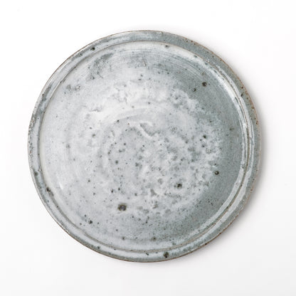 Takeryo Kawaguchi Hakeme Plate Ash Glaze