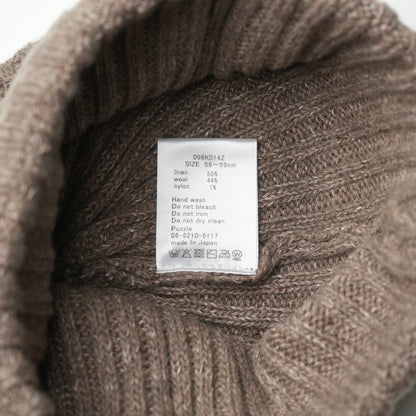 Knit Beanie Wool x Linen