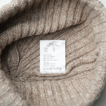 Knit Beanie Wool x Linen