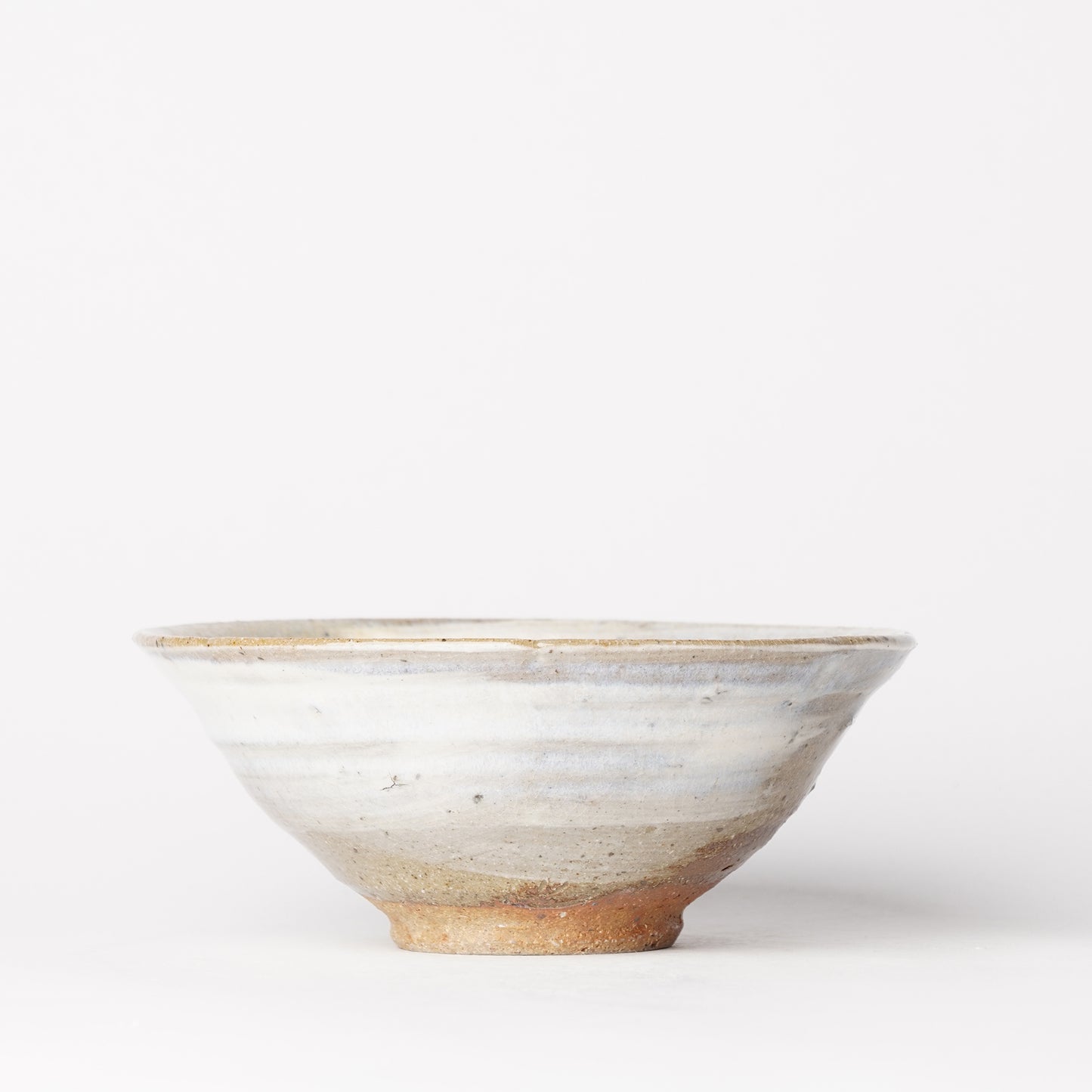 Takeryo Kawaguchi Hakeme Rice Bowl Ash Glaze