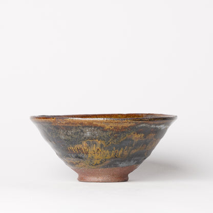 Takeryo Kawaguchi Rice Bowl Ash Glaze