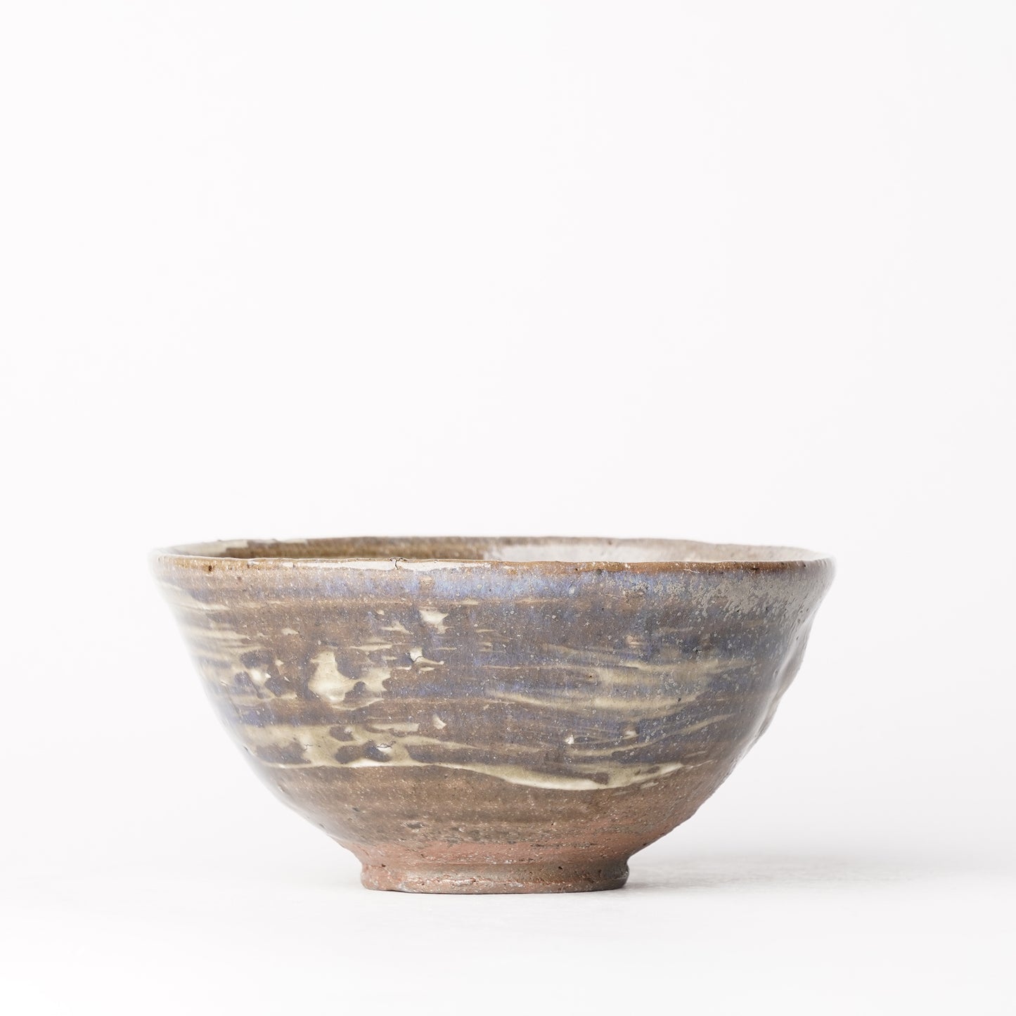 Takeryo Kawaguchi Hakeme Rice Bowl Ash Glaze