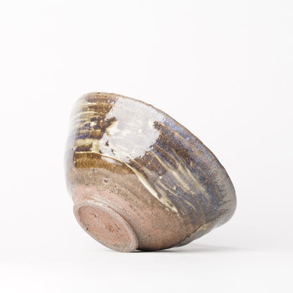 Takeryo Kawaguchi Hakeme Rice Bowl Ash Glaze