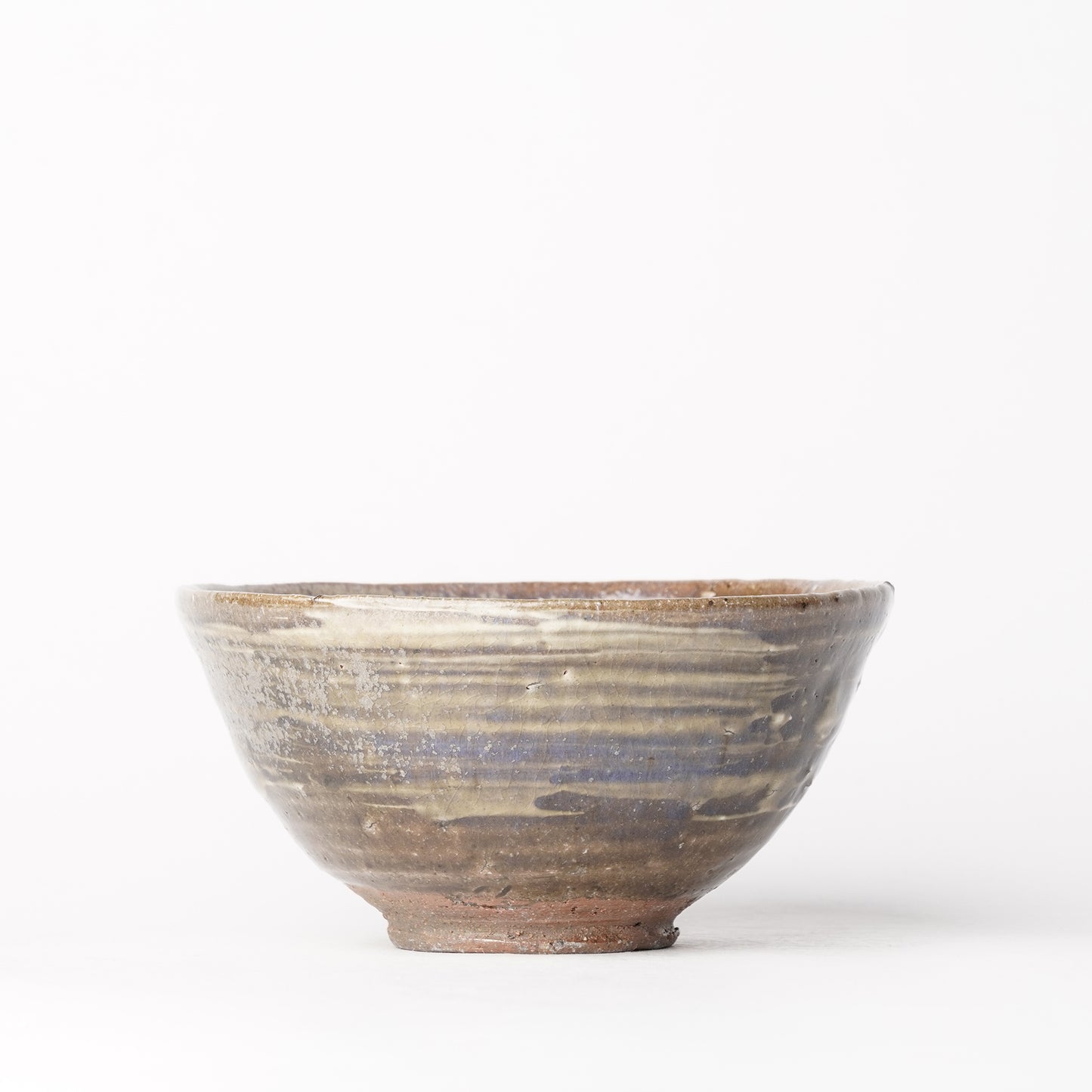 Takeryo Kawaguchi Hakeme Rice Bowl Ash Glaze