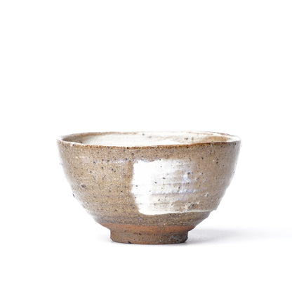 Takeryo Kawaguchi Hakeme Rice Bowl Ash Glaze