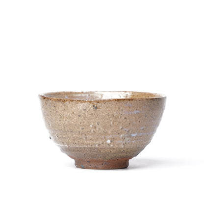 Takeryo Kawaguchi Hakeme Rice Bowl Ash Glaze