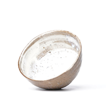 Takeryo Kawaguchi Hakeme Rice Bowl Ash Glaze