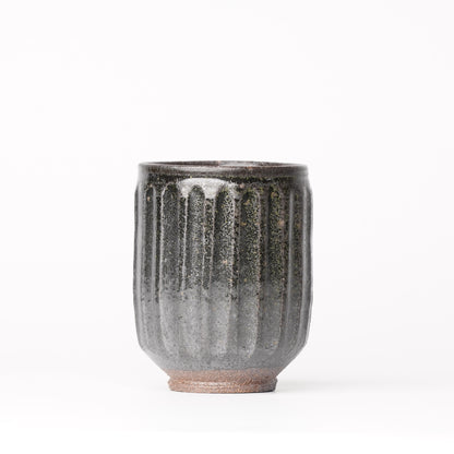 Ryutagama Takashi Nakazato Yunomi Shinogi Black Glaze