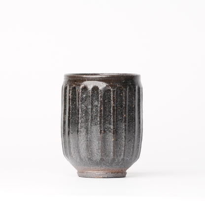 Ryutagama Takashi Nakazato Yunomi Shinogi Black Glaze