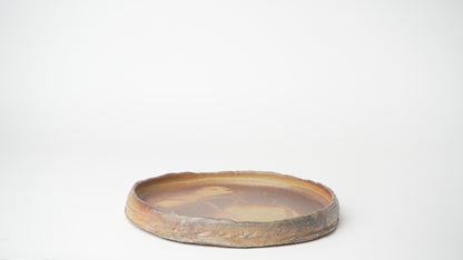 Ichiro Mori High Edge Dinner Plate Bizen Woodfired