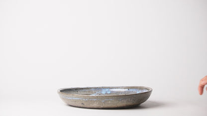 Takeryo Kawaguchi Mishima Plate Ash Glaze