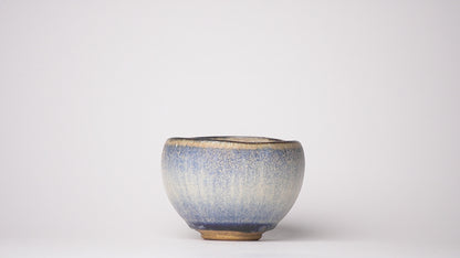 Nobuhito Nakaoka Colored Ash Glaze Yunomi Cup with Gold