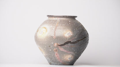 Shikamaru Takeshita Vase Porcelain Wood Fired