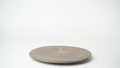 Ichiro Mori Flat Dinner Plate Bizen Woodfired