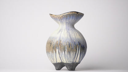 Nobuhito Nakaoka Colored Ash Glaze Vase