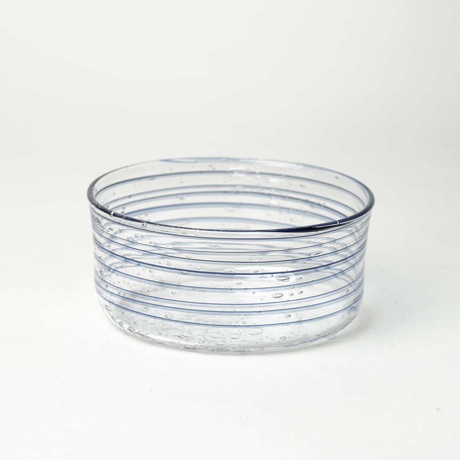 Small Transparent Colored Glass Bowls