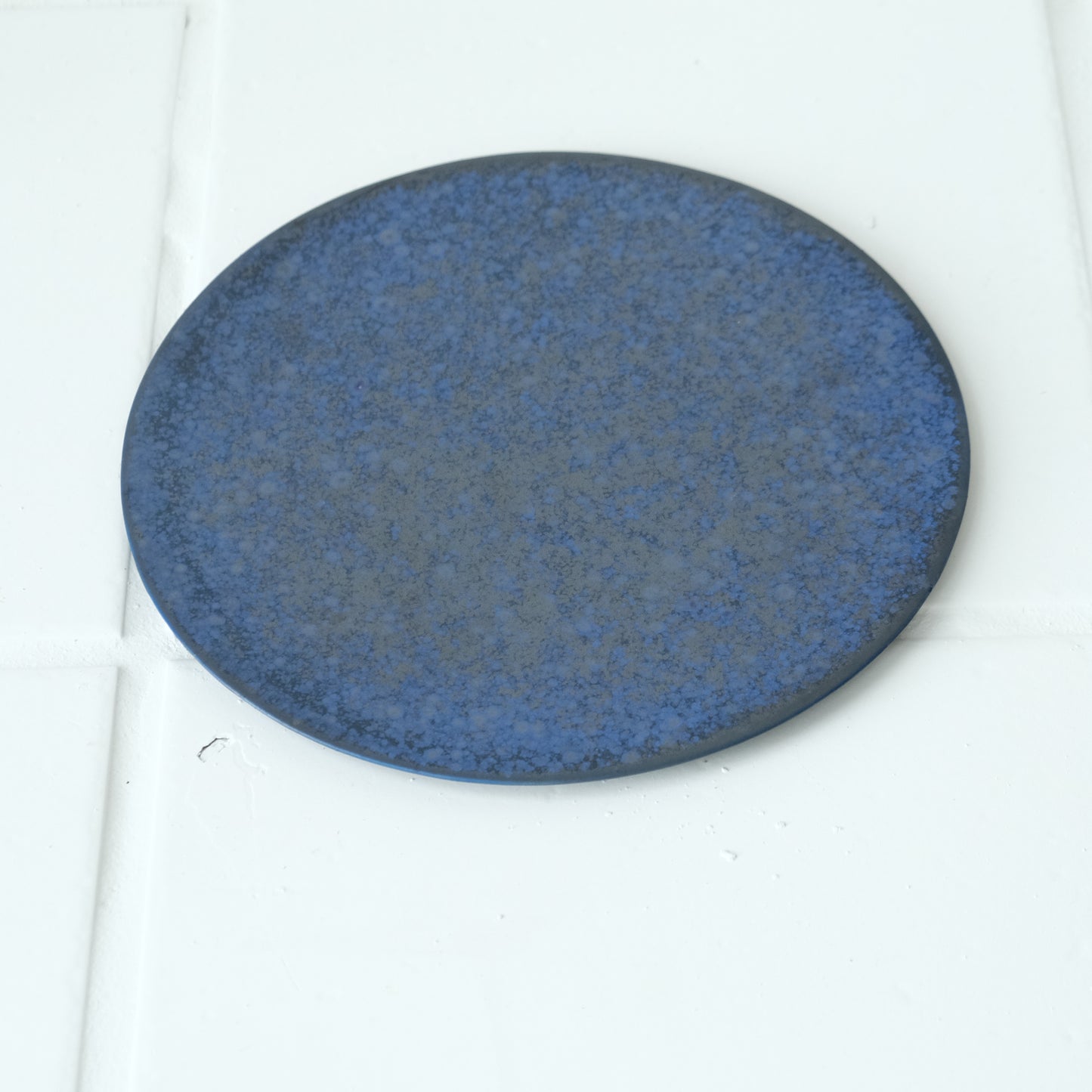 Shota Miyashita Flat Dinner Plate Circle Blue L