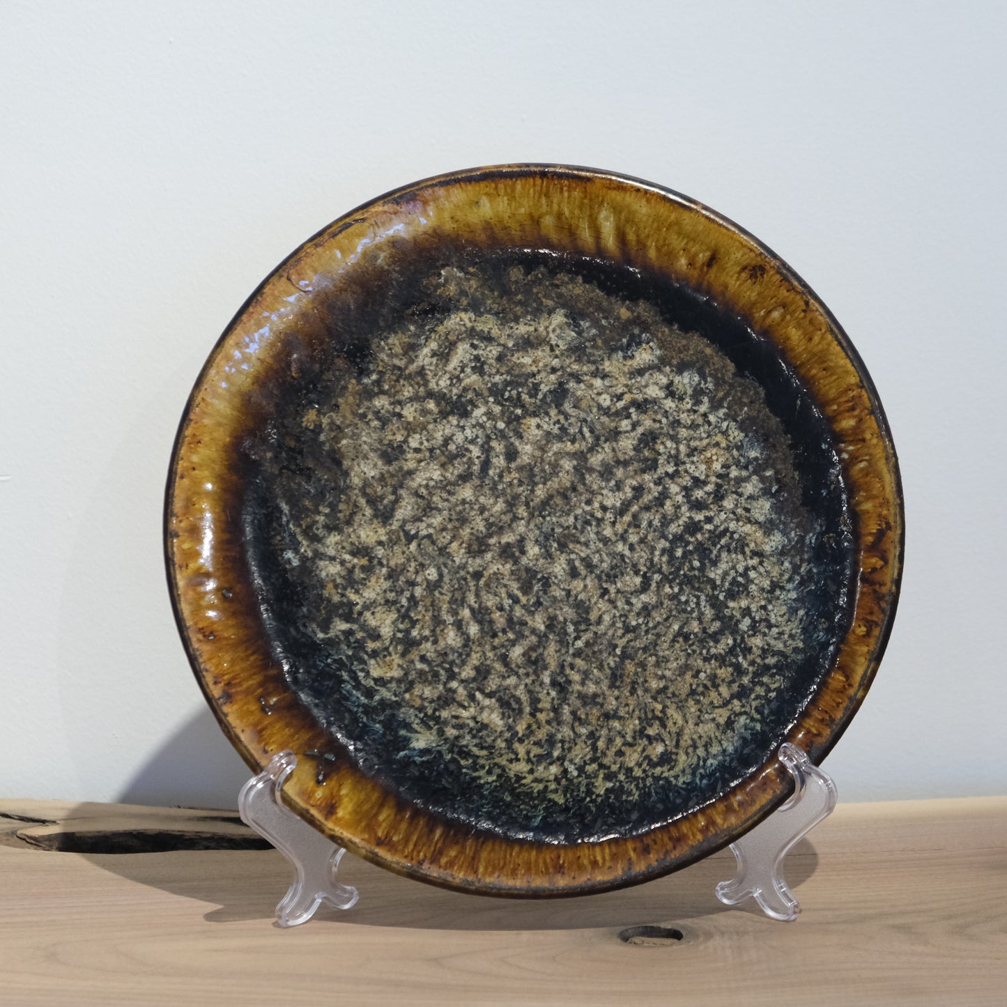 Futoshi Yamashita Volcanic Pottery Large Plate