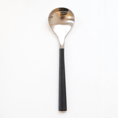 Sori Yanagi Black Wood Soup Spoon