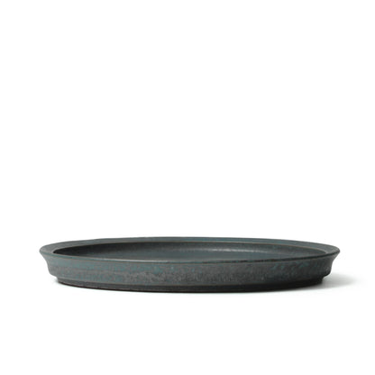 Yoko Onda Round Plate Blue Bronz 22cm