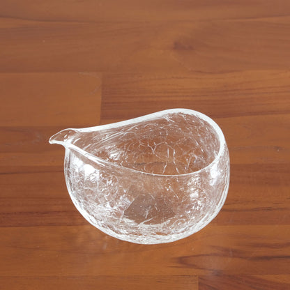 Daisaku Hashimura Crack Glass Katakuchi Sake Server