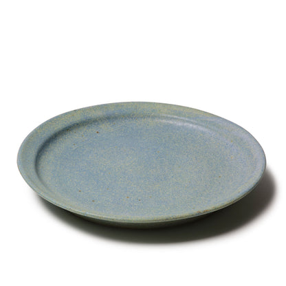 Keiko Nakamura  Round Plate Large Light Blue