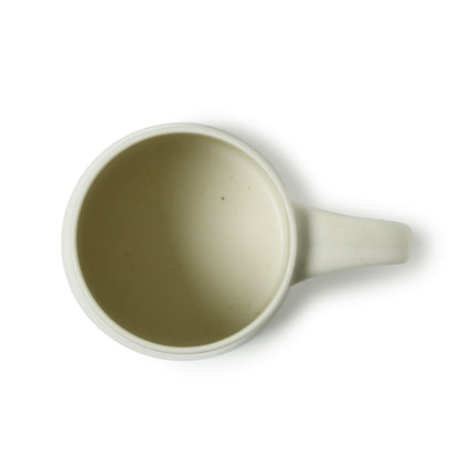 KANEAKI SAKAI POTTERY flat L mug ivory