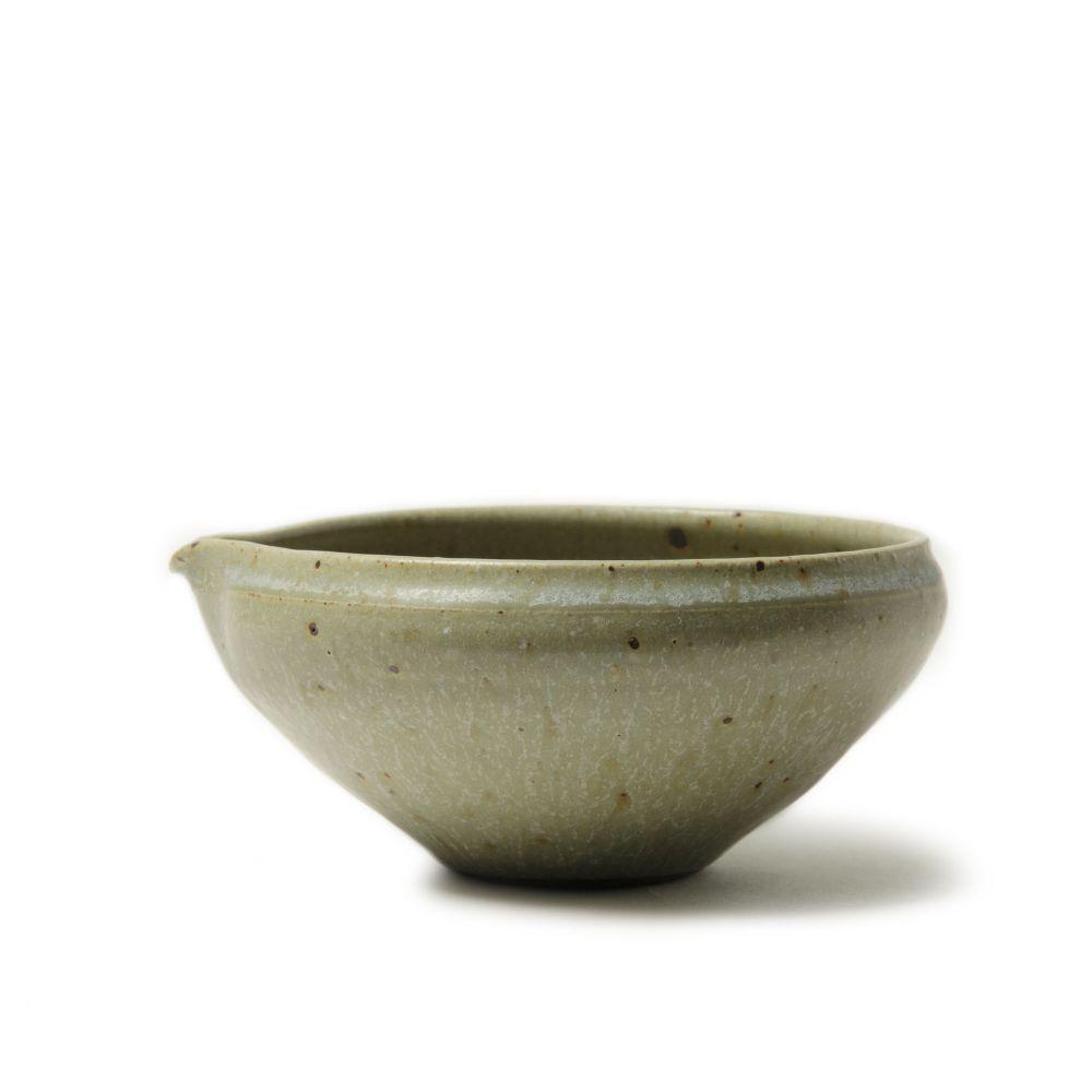 Taichiro Seki Katakuchi Sake Server Kobachi Olive Green