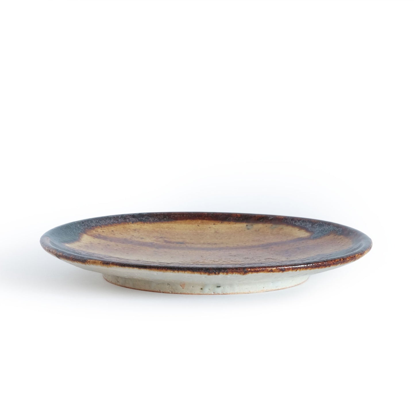 Ceramic Art Studio Okumura Round Plate Caramel 20cm