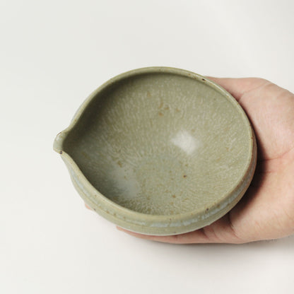 Taichiro Seki Katakuchi Sake Server Kobachi Olive Green