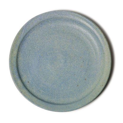 Keiko Nakamura  Round Plate Large Light Blue